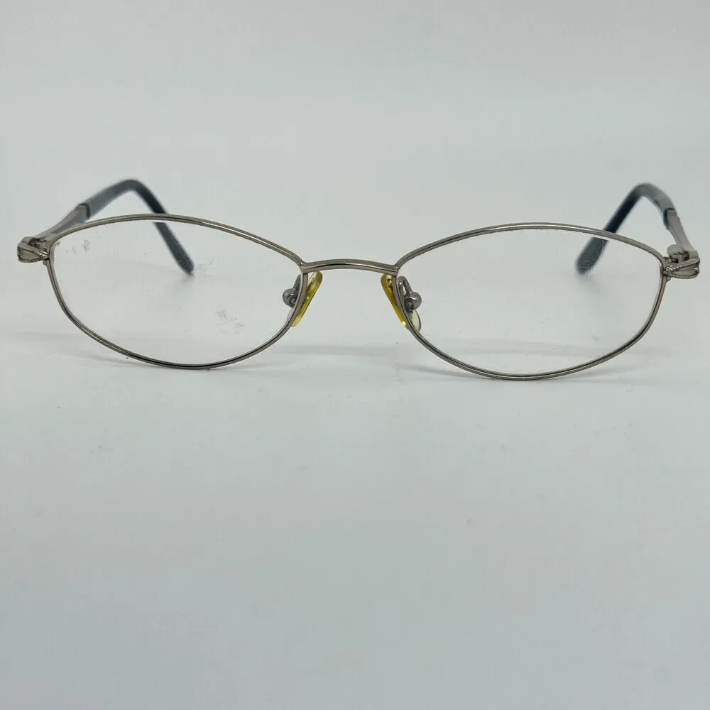Marchon Eyeglasses Frames TRES JOLIE 112 Grey Rectangular‎ 51-17-140 H14568